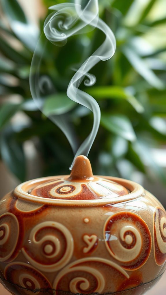 aromatic smoke releasing vessel