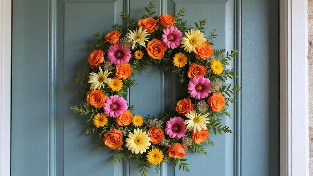 charming countryside decorative wreath