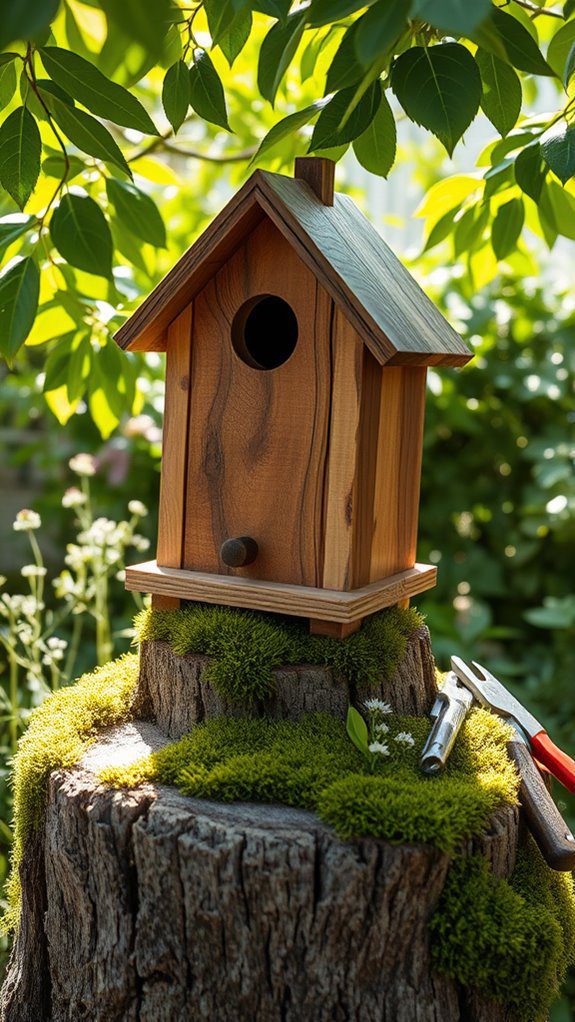 charming outdoor bird shelter