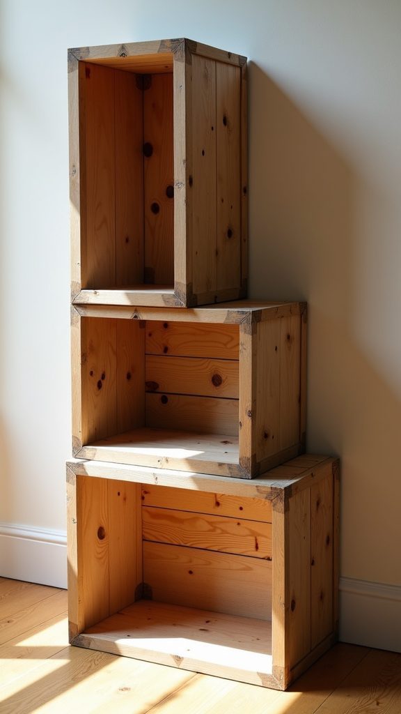 charming rustic storage solution