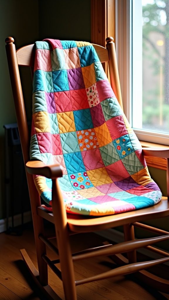 colorful mixed fabric design