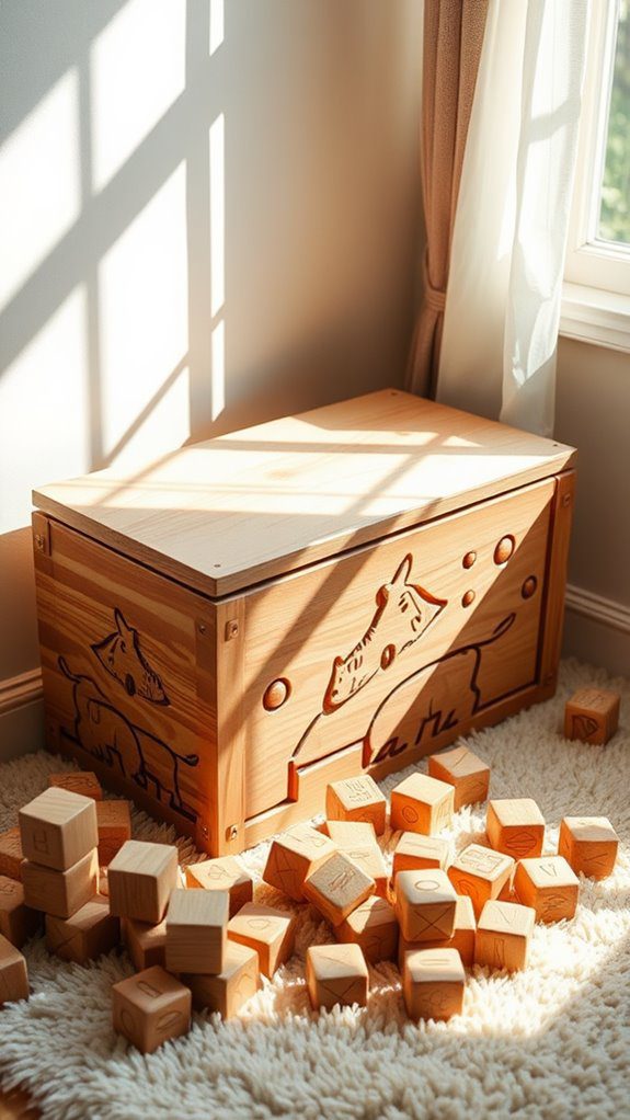 colorful storage for toys