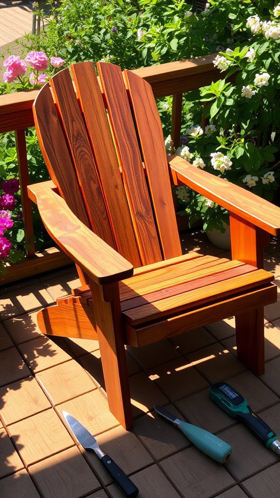 comfortable outdoor seating option