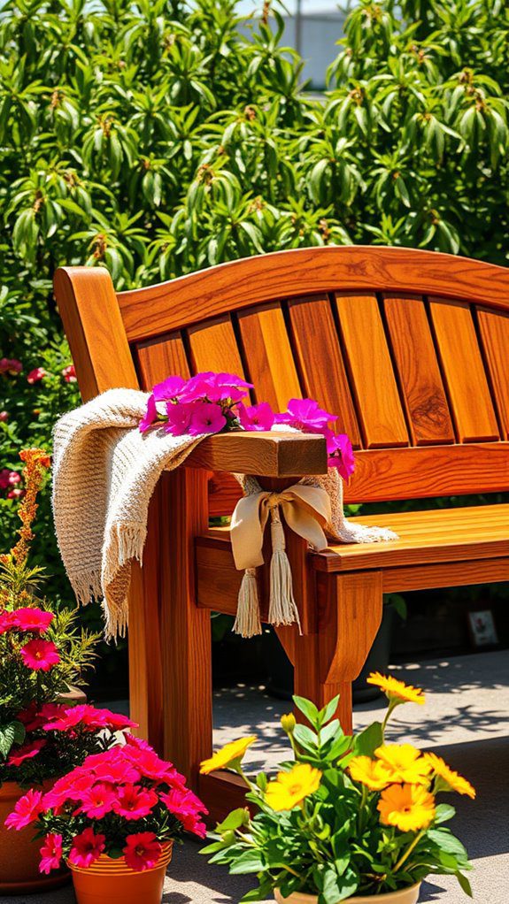 comfortable outdoor seating option