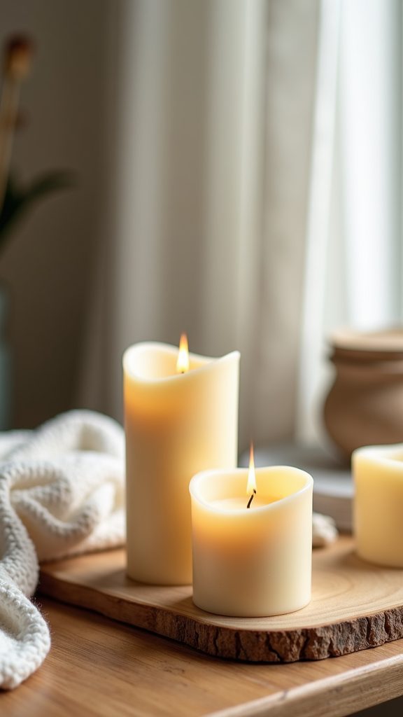 crafting scented wax candles