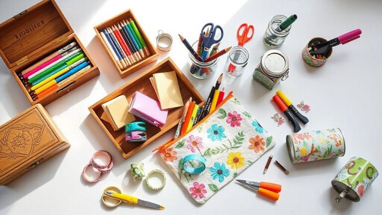 creative diy stationery storage