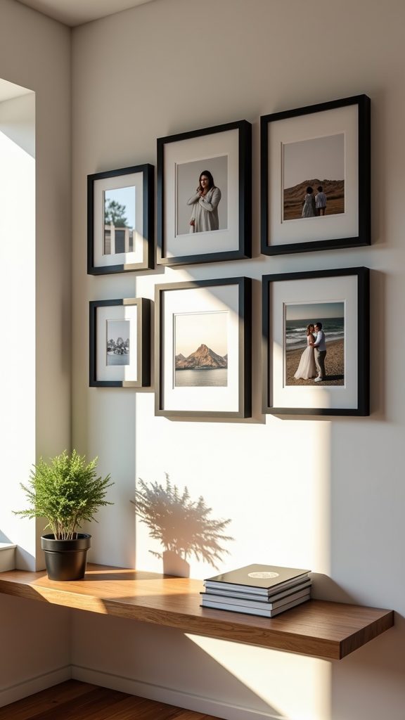 creative picture display collage