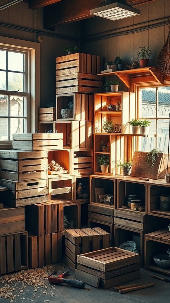 durable wooden storage containers