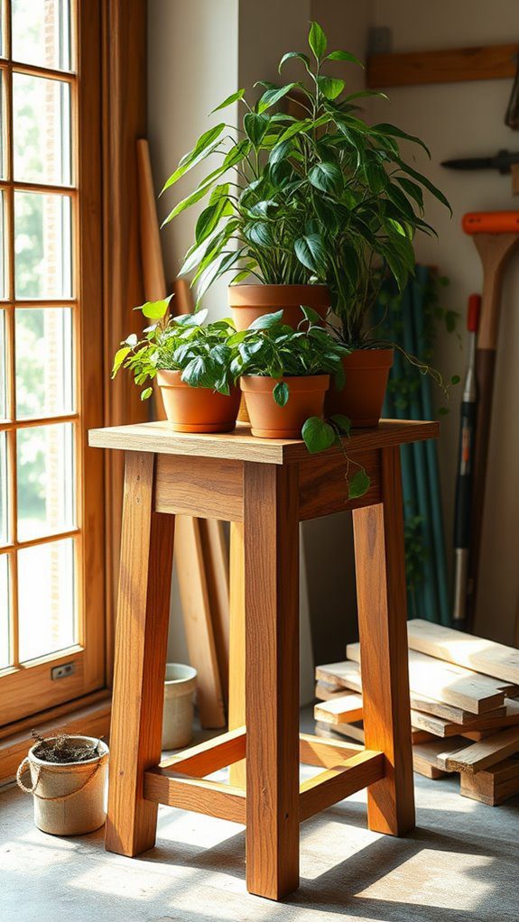elegant display for plants