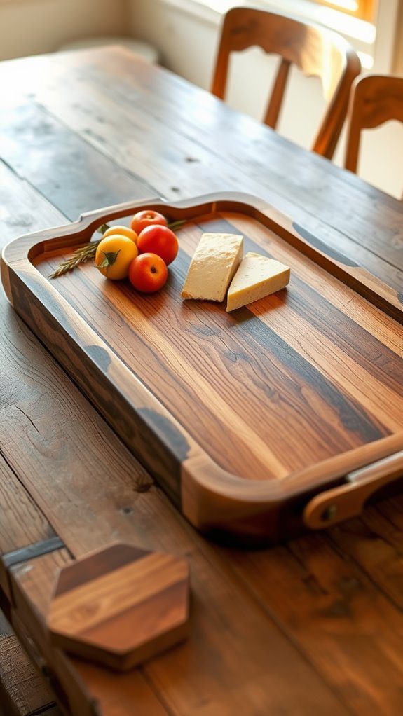 elegant food presentation platform