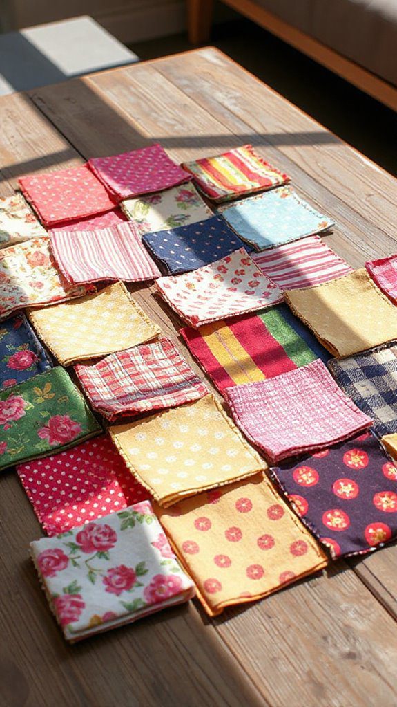 fabric based memory matching game