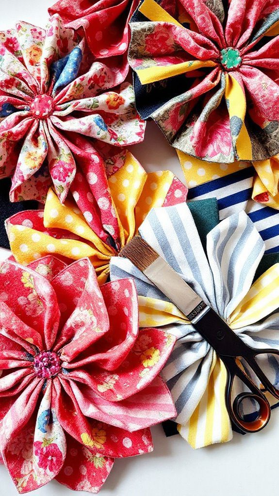 fabric crafting with mod podge