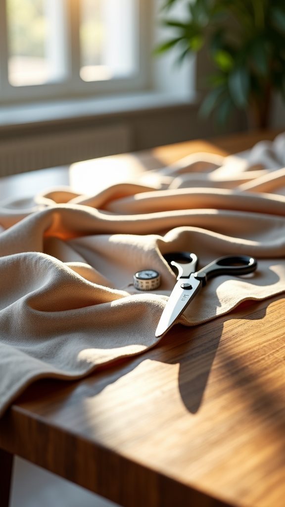 fabric preparation and cutting