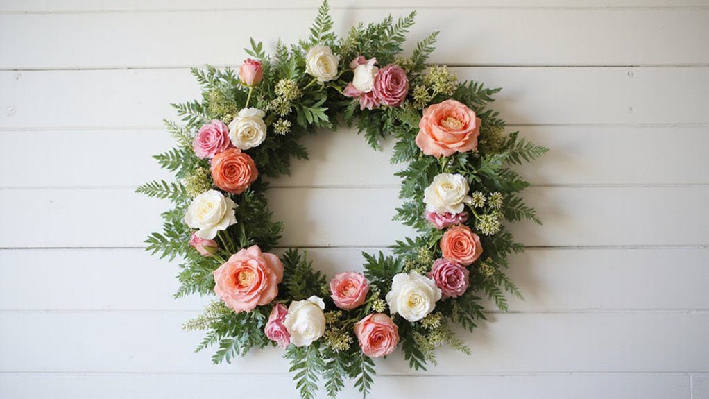 festive holiday wreath decoration