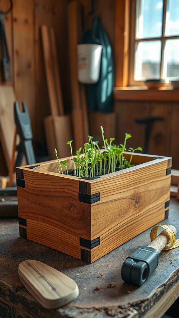 gardening container for plants