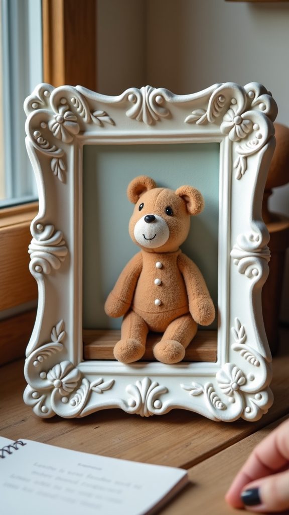 handcrafted clay picture frames
