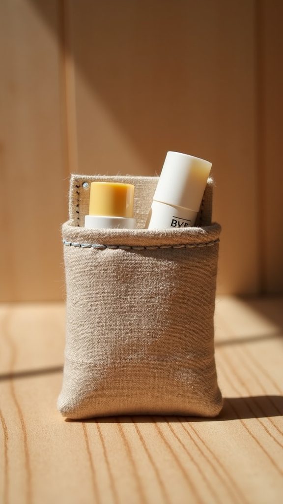 handcrafted lip balm sleeve