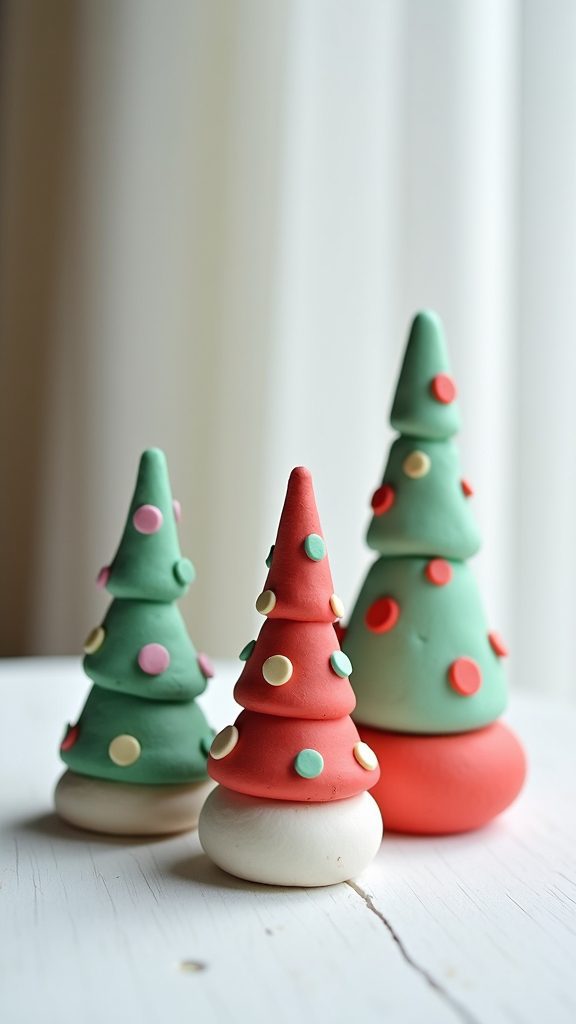handmade clay holiday ornaments
