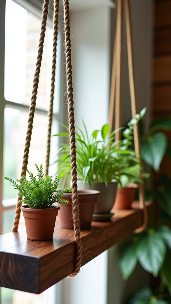 hanging plant shelf option