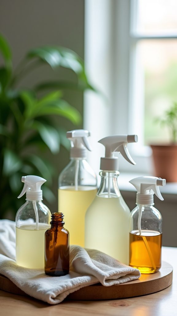 homemade cleaners storage tips