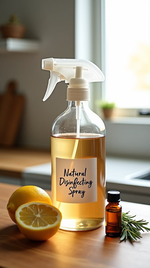 homemade natural disinfectant spray