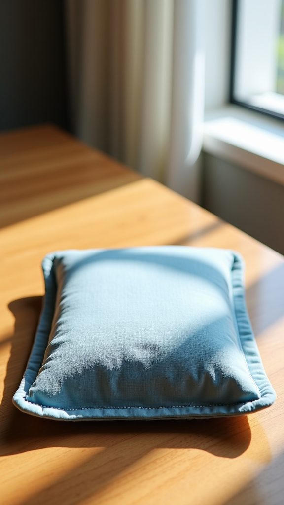 homemade rice heat pack