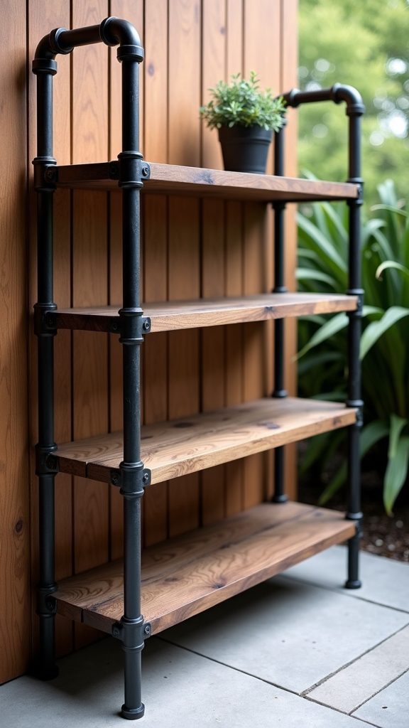 industrial metal shelving units