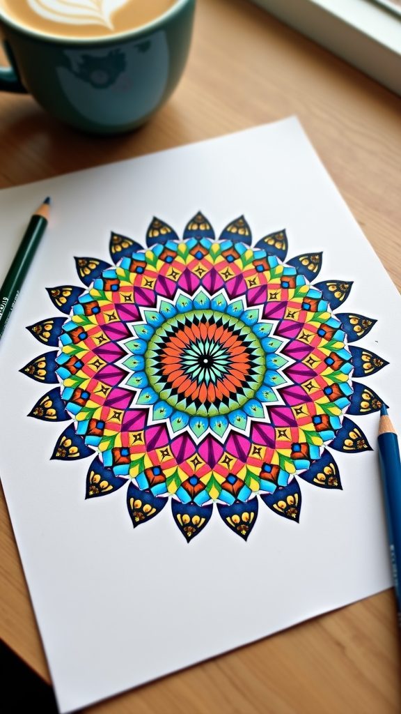 intricate geometric pattern creation