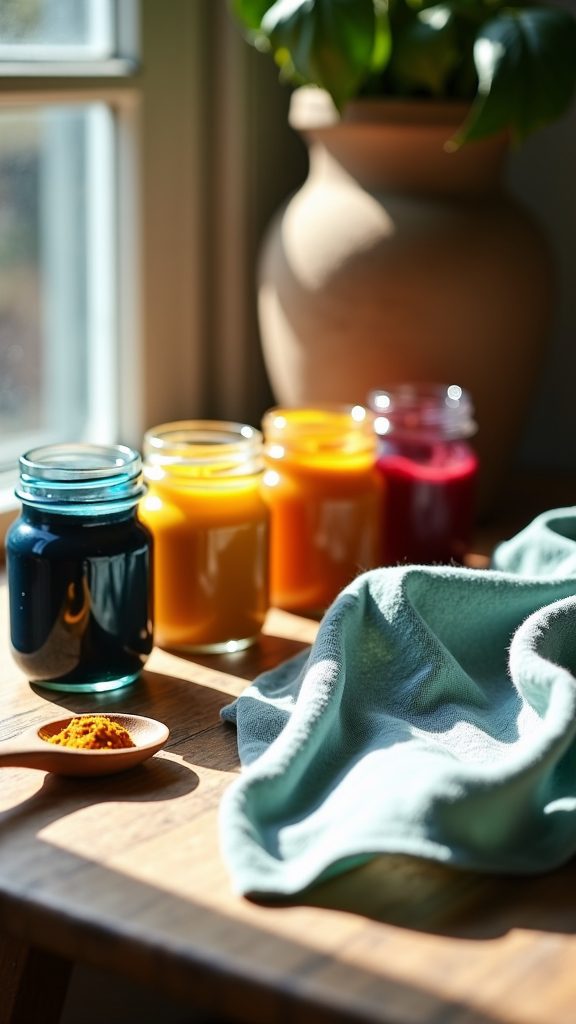 natural fabric dye techniques
