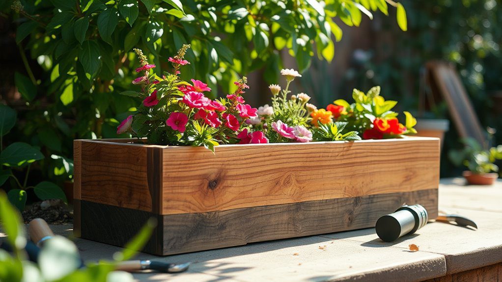outdoor planting container design