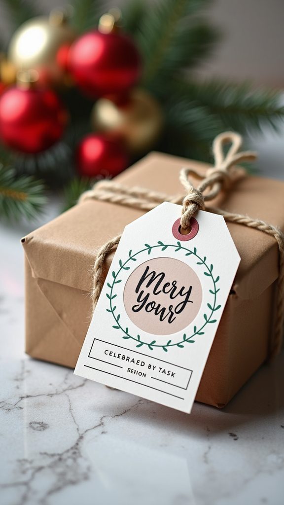 personalized gift tag options