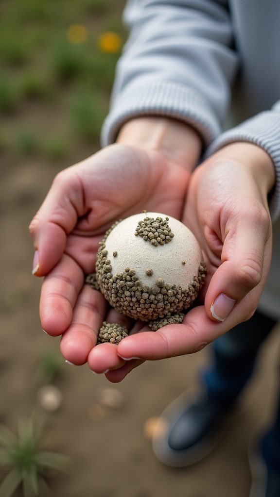 planting eco friendly seed bombs