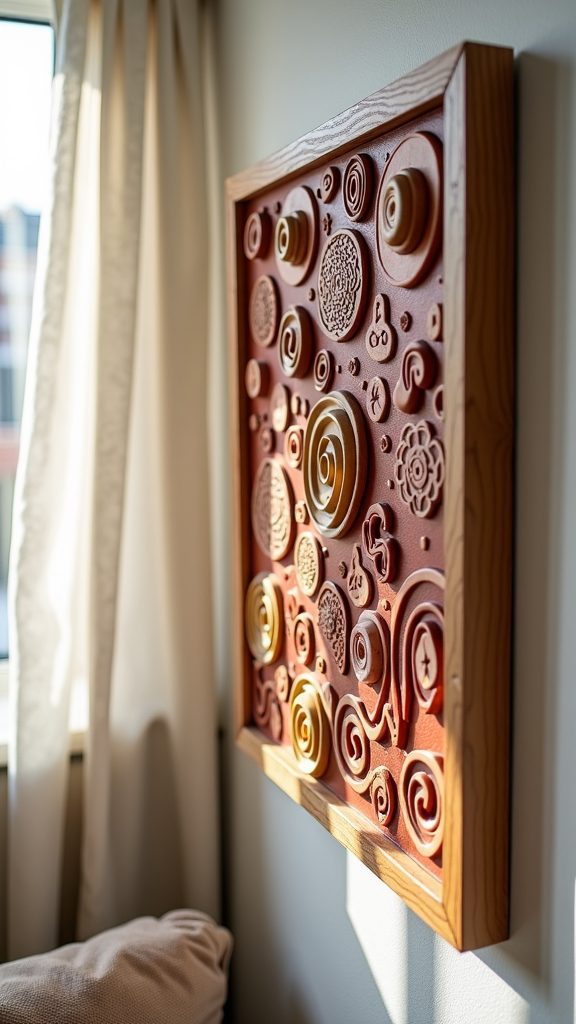 playful ceramic wall decor