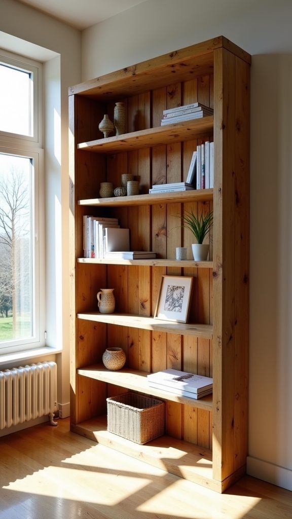 reclaimed wood storage solution