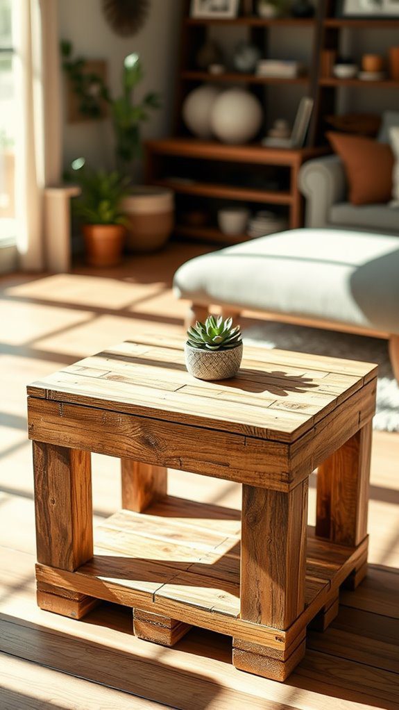 rustic pallet wood table