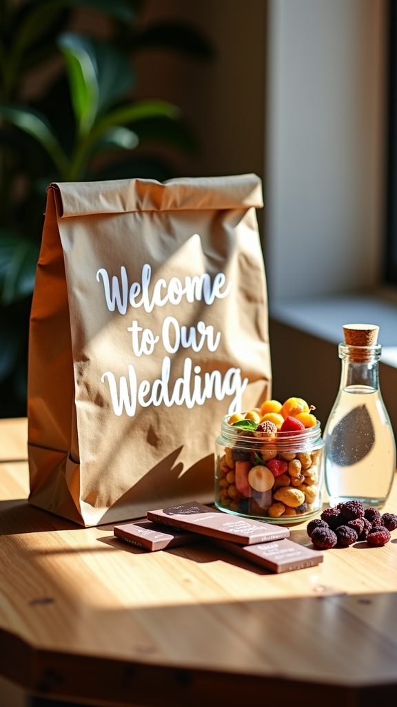 snacks for wedding guests
