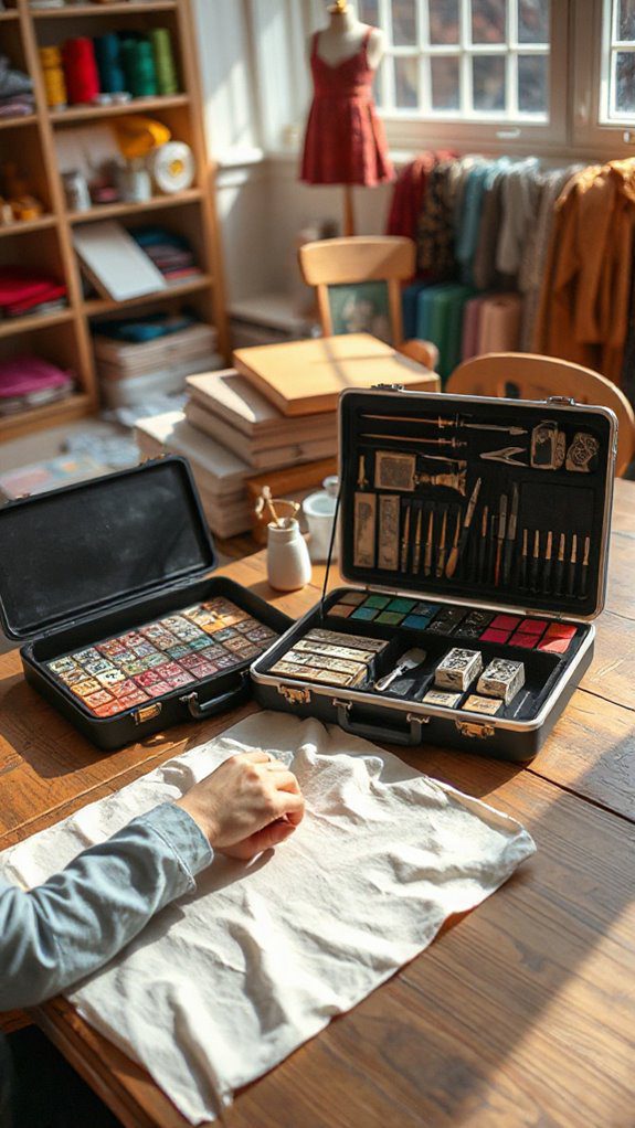 stamp positioning tool case