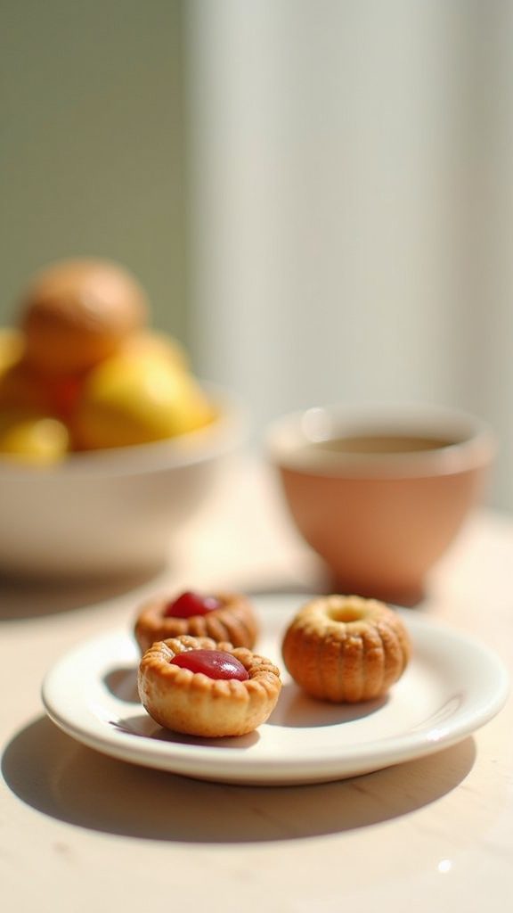 tiny edible clay replicas