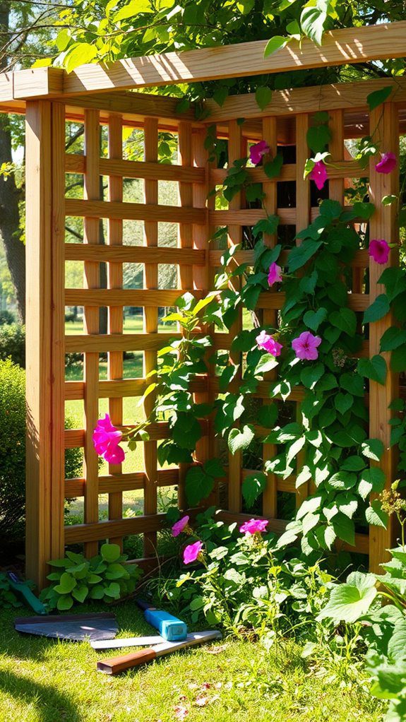 vertical support for plants