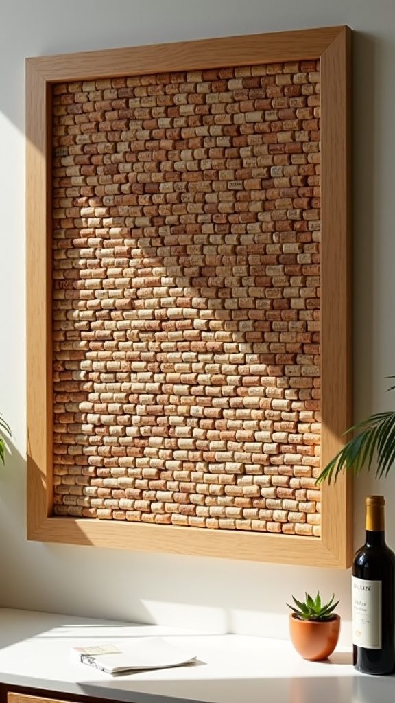 wine cork bulletin board
