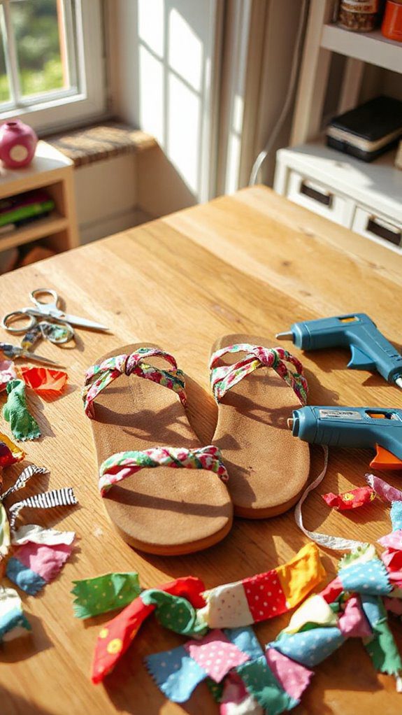 zero cost diy sandals