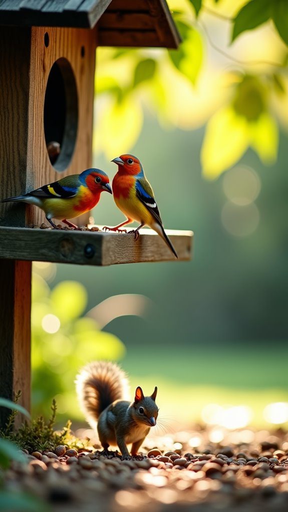 build creative bird feeders