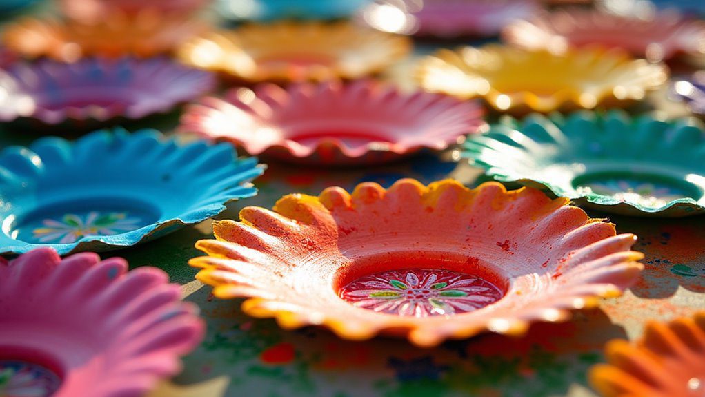 colorful flower painting techniques