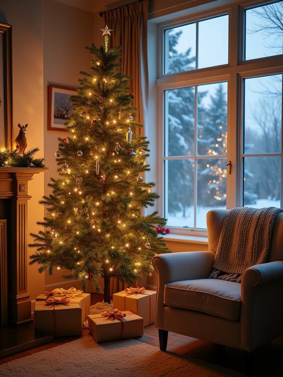 colorful winter festivities coloring