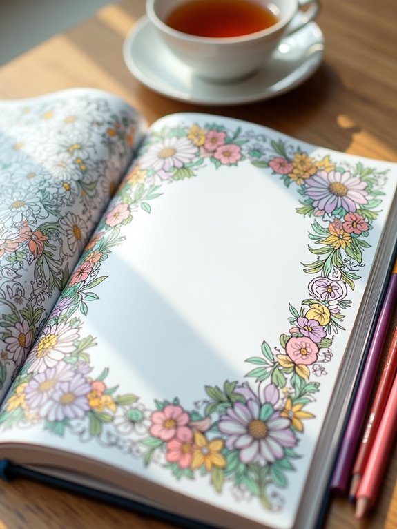 coloring for mindfulness and positivity