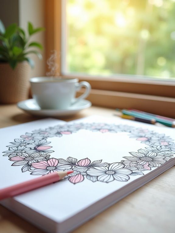 coloring with positive affirmations