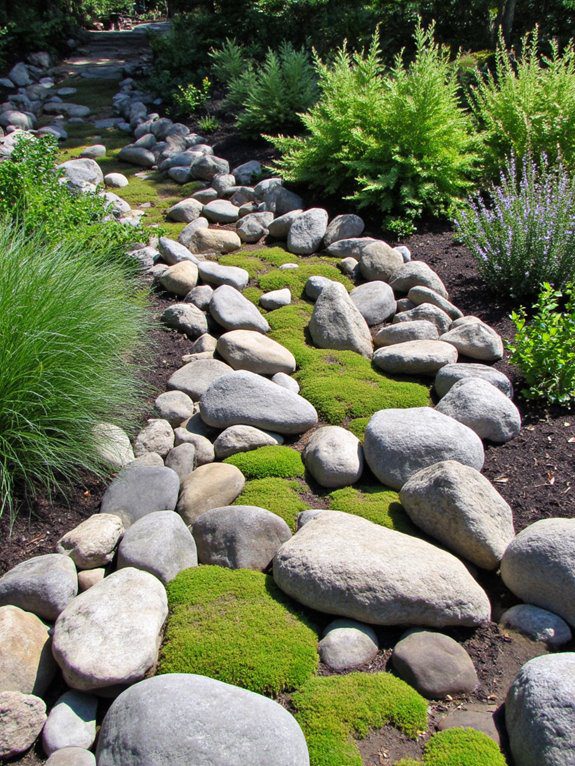 constructing a dry creek
