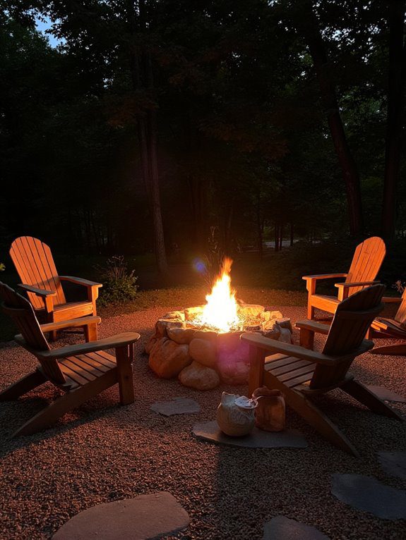 natural stone fire pits