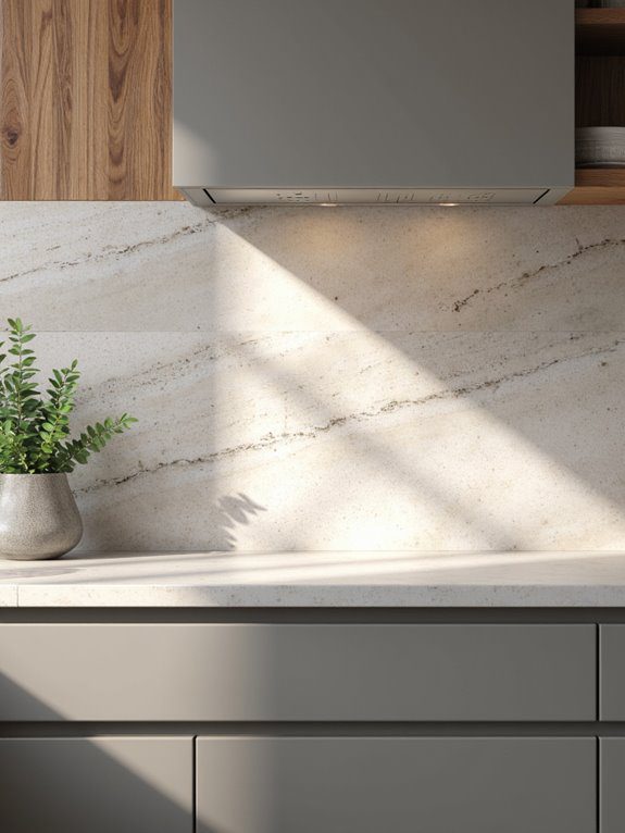 natural stone kitchen splash backs