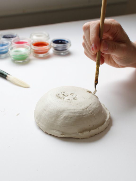 prepare clay for glazing